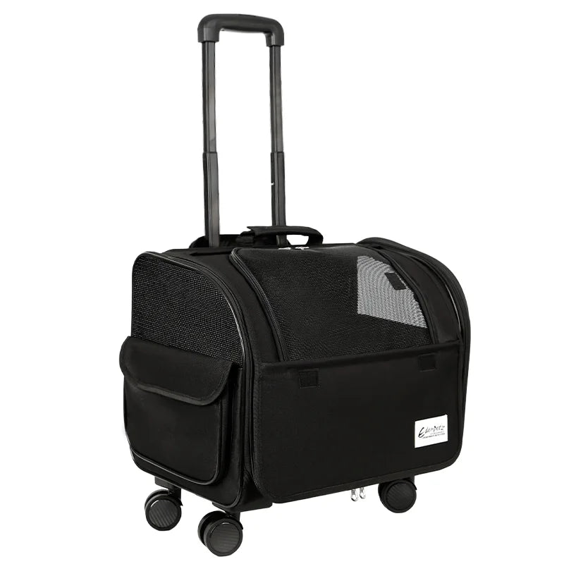 Pet Wheel Carrier Trolley Travel Suitcase