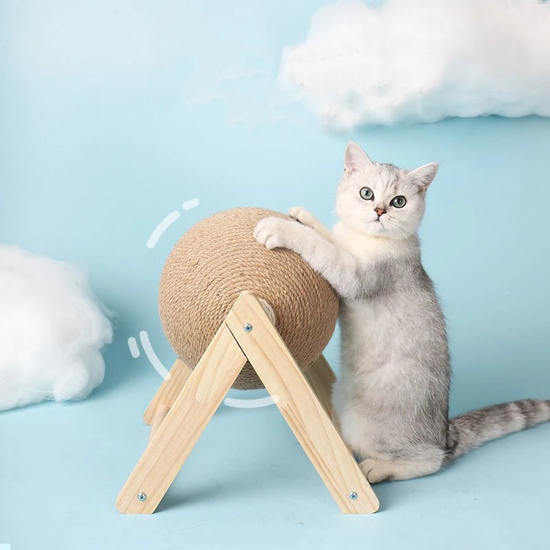 Cat Sisal Rope Ball Grinding Paws Toys