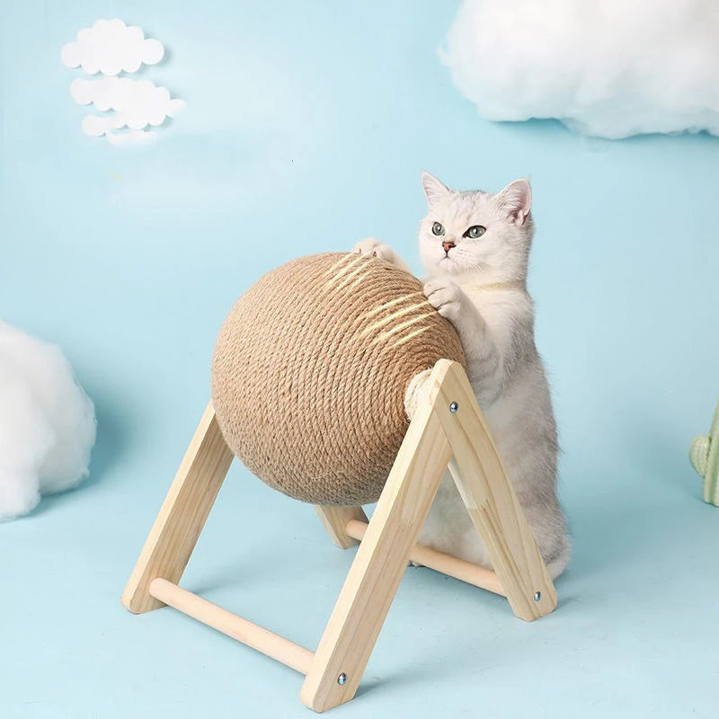 Cat Sisal Rope Ball Grinding Paws Toys