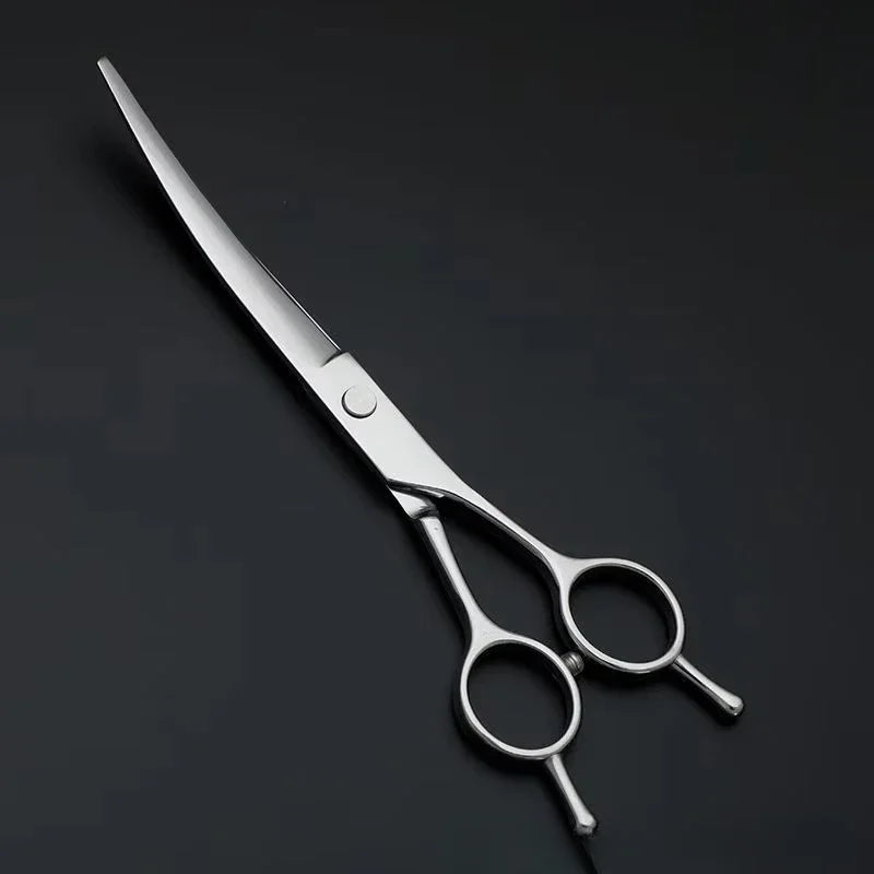 Professional Pet Trimming Bent Scissors