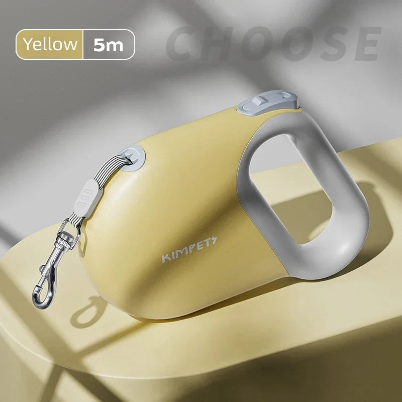 5M Retractable One-Click Brake Dog Leash