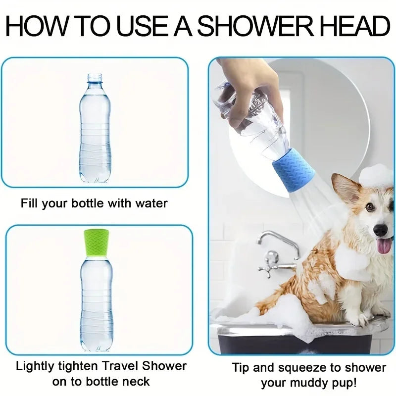 Portable Pet Wash Spray Nozzle