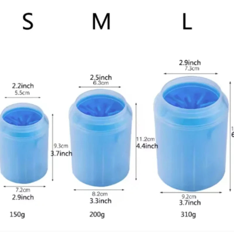 Portable Silicone Dog Paw Cleaner Cup