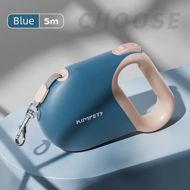 5M Retractable One-Click Brake Dog Leash