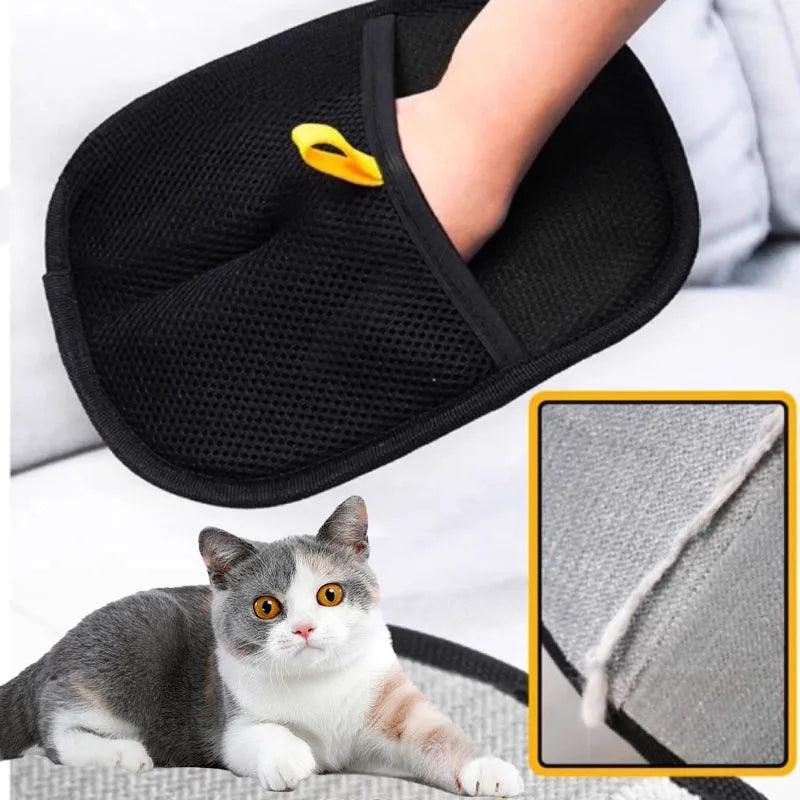 Double-Sided Pet Grooming Cleaning Glove