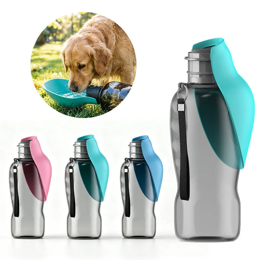 High Capacity 800ml Dog Portable Water Bottle