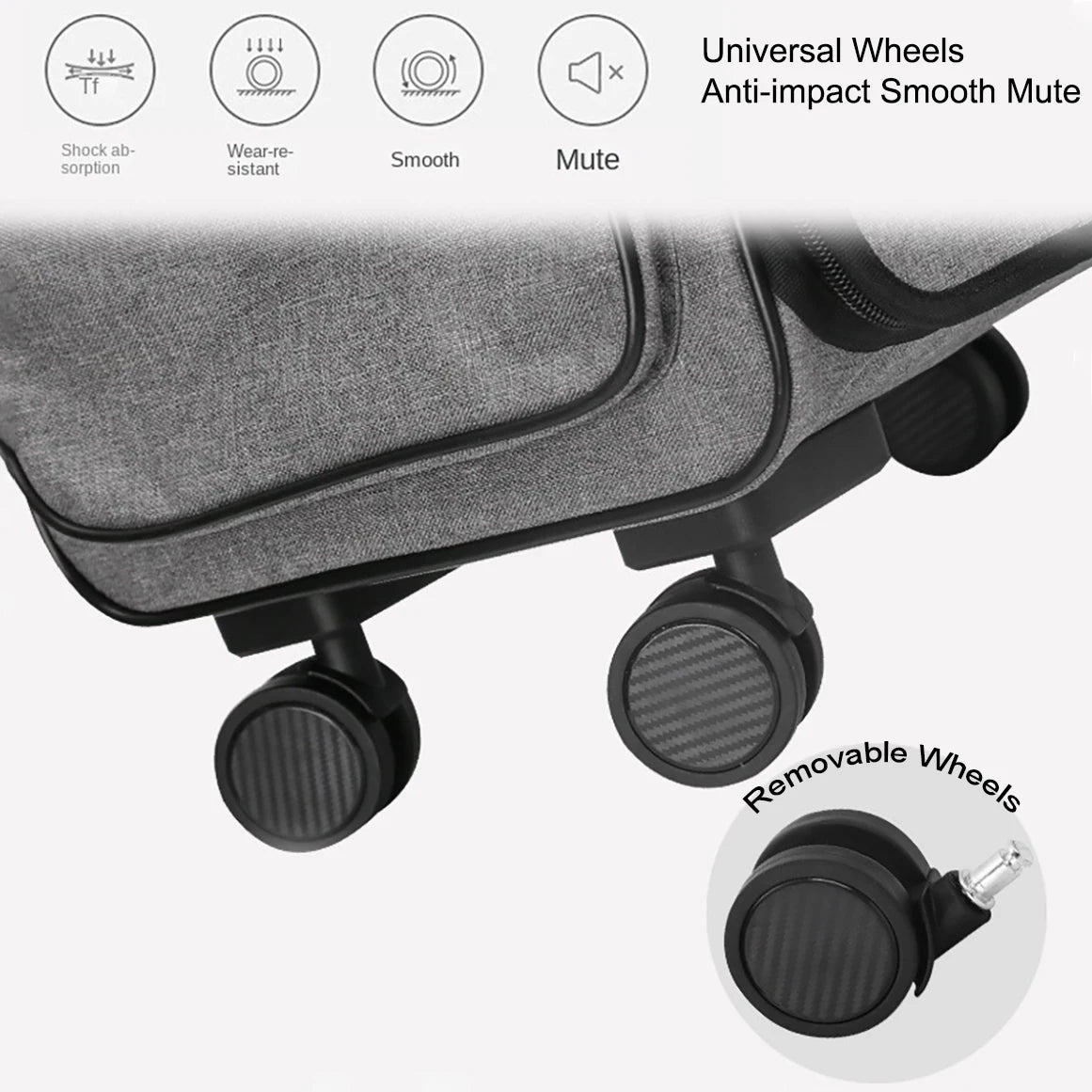 Pet Wheel Carrier Trolley Travel Suitcase