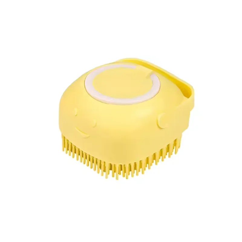 Pet Bath Massage Brush with Shampoo Box
